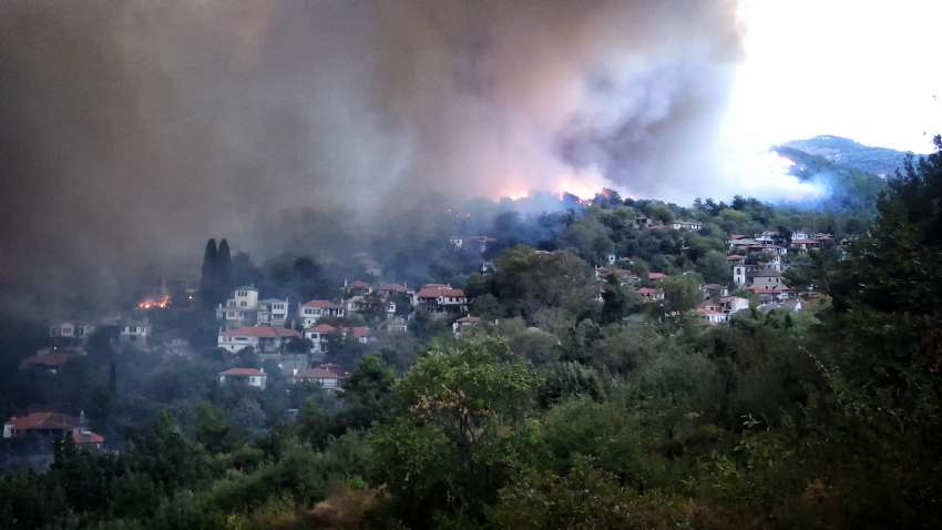 Kazavit - The fire in 10 September 2016